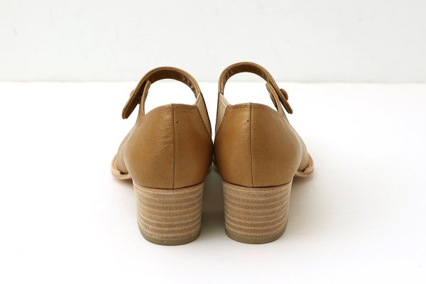 画像4: ガサ・レザー ラウンド・トゥ・ヒール (BG) (4)