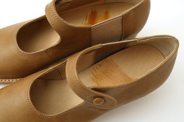 画像7: ガサ・レザー ラウンド・トゥ・ヒール (BG) (7)