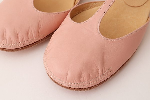 画像11: カーフレザー Tストラップシューズ(22505:BPK) (11)