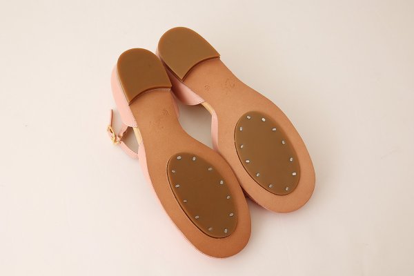 画像10: カーフレザー Tストラップシューズ(22505:BPK) (10)