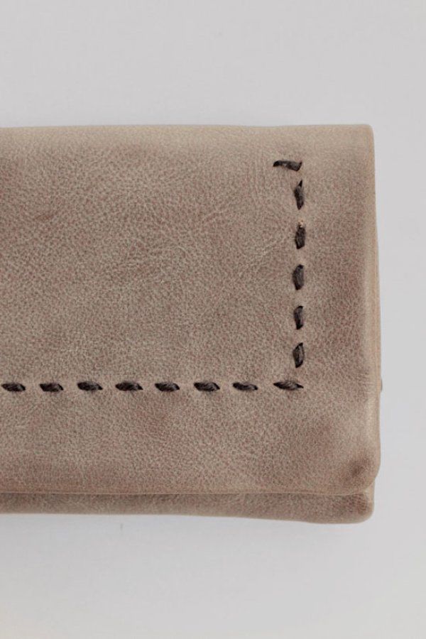 画像5: ショルダーレザー ソフト長財布（OAK） (5)