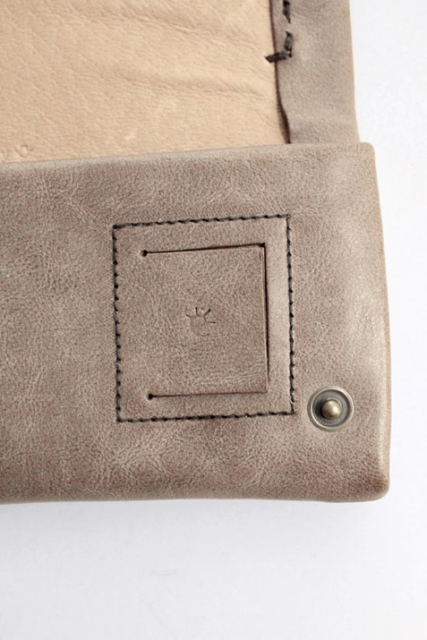 画像8: ショルダーレザー ソフト長財布（OAK） (8)