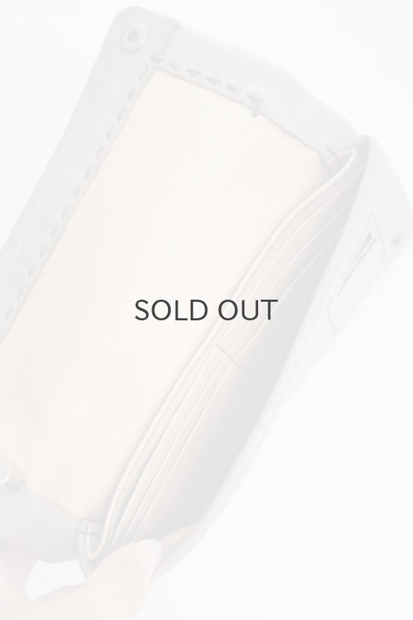 画像10: ショルダーレザー ソフト長財布（OAK） (10)