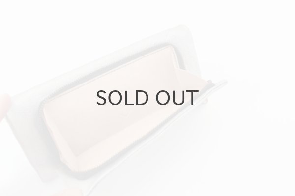 画像7: 別注!! メタリックレザー ソフト長財布(SV/WHステッチ) (7)