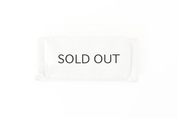 画像2: 別注!! メタリックレザー ソフト長財布(SV/WHステッチ) (2)