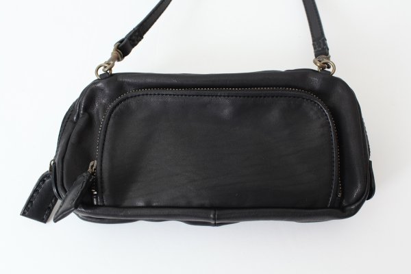 画像2: 【再入荷予約・1月下旬】牛ソフト籐付き長財布 E金具 (BK） (2)