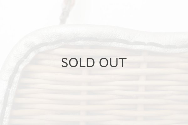 画像5: メタリックレザー 籘付き長財布 E金具(SV) (5)