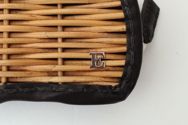 画像9: 【再入荷予約・1月下旬】牛ソフト籐付き長財布 E金具 (BKSL) (9)