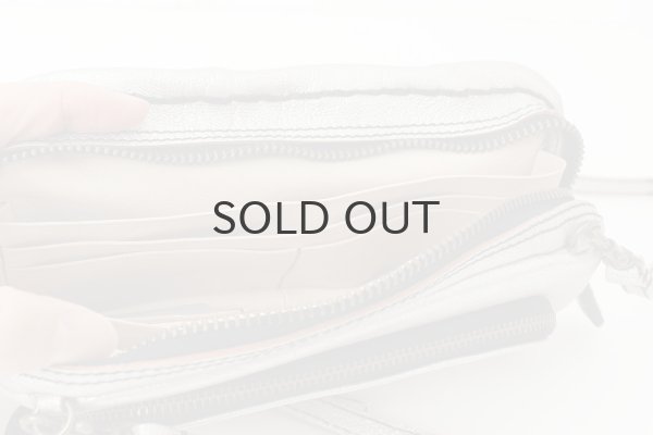 画像8: メタリックレザー 籘付き長財布 E金具(SV) (8)