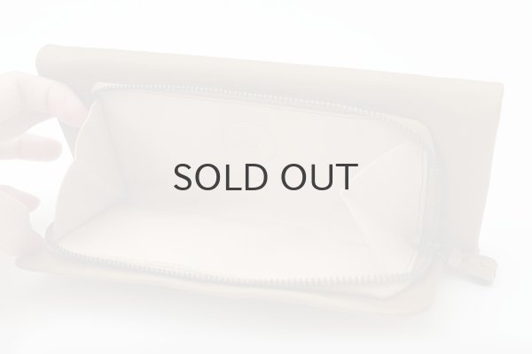 画像12: 牛ソフトレザー ステッチ ソフト長財布（BE） (12)