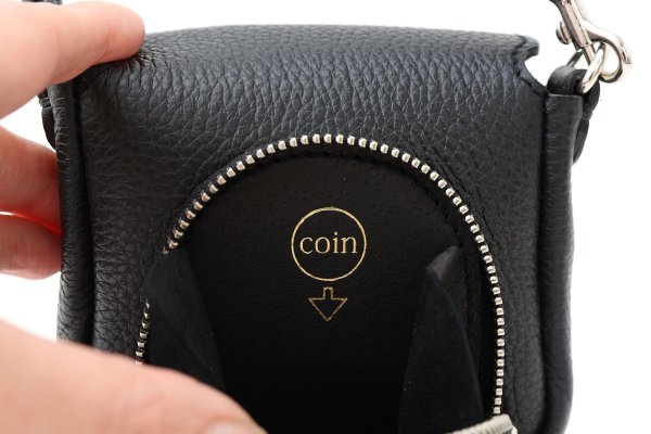 画像10: フニュ・シュリンク 籐付きミニサイフ (BK) (10)