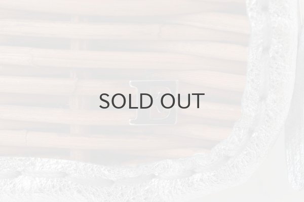 画像4: ソフトメタリック 籐付き長財布 E金具 (SV） (4)