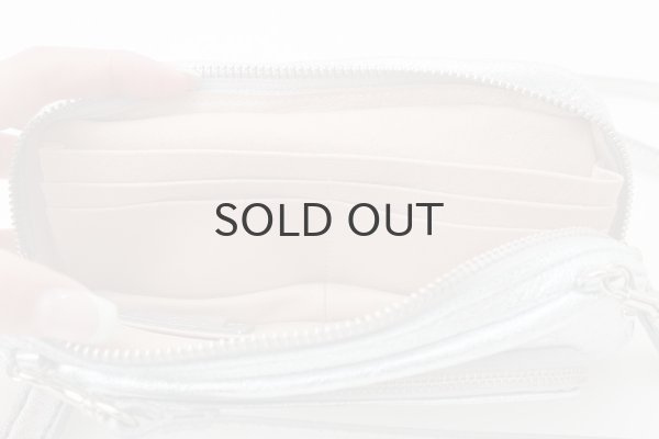 画像10: ソフトメタリック 籐付き長財布 E金具 (SV） (10)