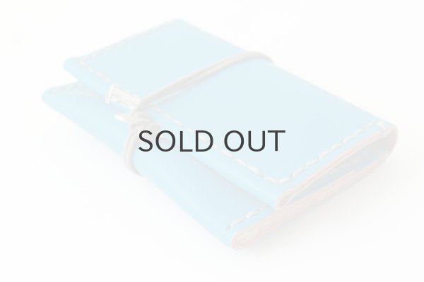 画像3: ベルトレザー カード入れ (35637:BL) (3)