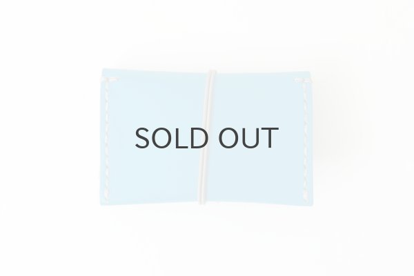 画像2: ベルトレザー カード入れ (35637:BL) (2)