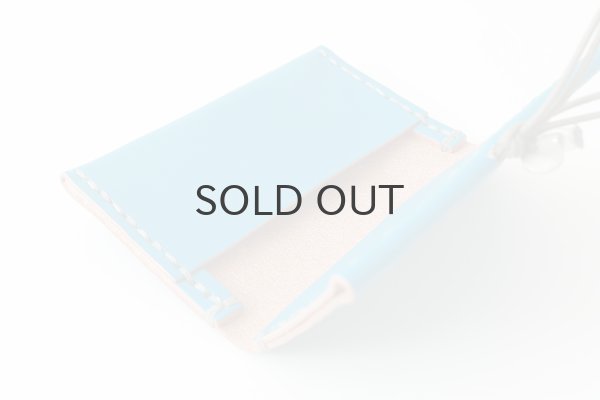 画像6: ベルトレザー カード入れ (35637:BL) (6)