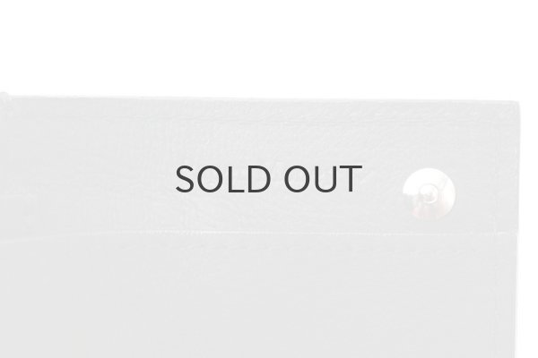 画像8: オイルショルダー 素押しカシメ 三つ折り財布 (BK) (8)