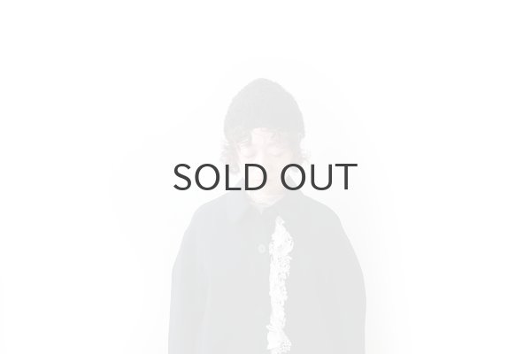 画像10: 別注!! モヘアループ ニットクロッシェ (GY) (10)