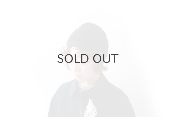 画像11: 別注!! モヘアループ ニットクロッシェ (GY) (11)