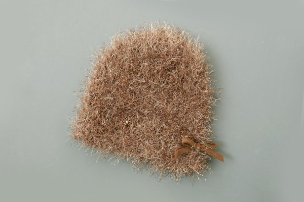 画像1: 別注!! ポリモール ニットクロッシェ (LBR) (1)