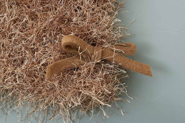 画像4: 別注!! ポリモール ニットクロッシェ (LBR) (4)