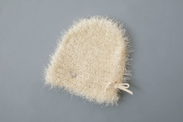 画像1: 別注!! ポリモール ニットクロッシェ (OF) (1)