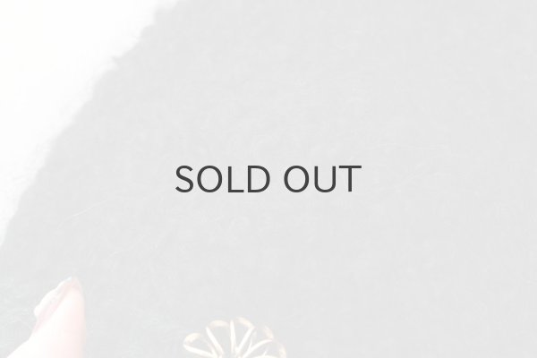 画像5: 別注!! モヘアループ 耳当て付きニットクロッシェ (BK:花型ボタン) (5)