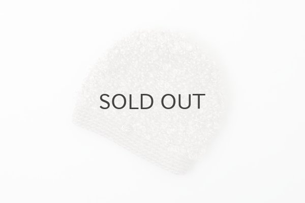 画像1: 別注!! モヘアループ ニットクロッシェ (GY) (1)