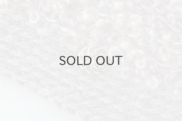 画像3: 別注!! モヘアループ ニットクロッシェ (GY) (3)