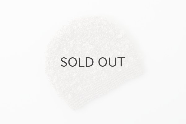 画像2: 別注!! モヘアループ ニットクロッシェ (GY) (2)