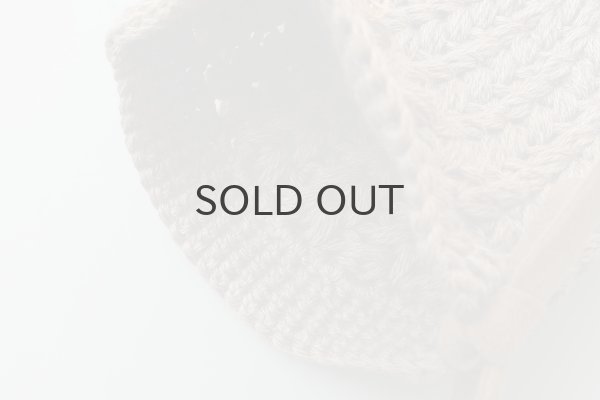 画像5: 別注!! ボーボリー ニットクロッシェ フェルトリボン付き  (BR)  (5)