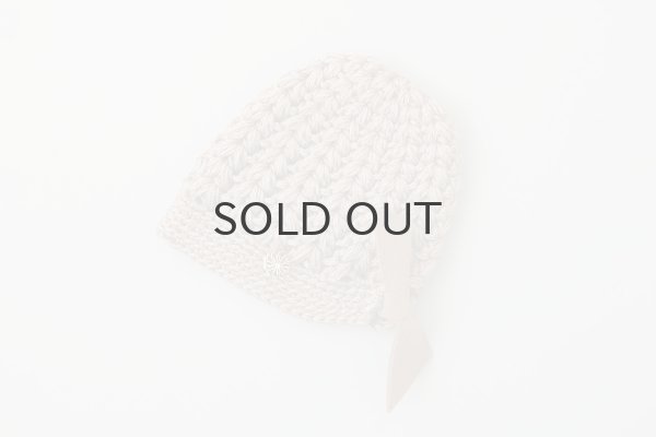 画像1: 別注!! ボーボリー ニットクロッシェ フェルトリボン付き  (BR)  (1)