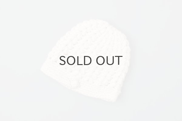 画像1: 別注!! ボーボリー ニットクロッシェ (WH)  (1)