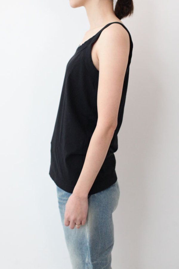 画像5: 30/-天竺 キャミソール（6444:BK） (5)