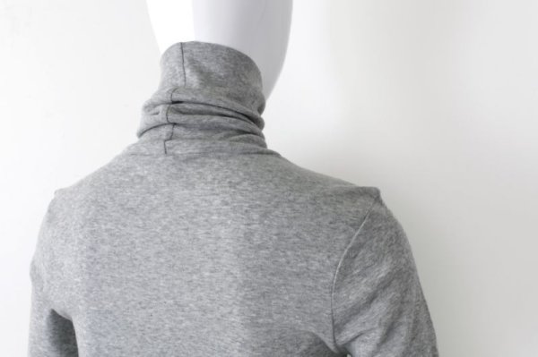 画像12: 60/-フライス タートルネックプルオーバー（TGY） (12)