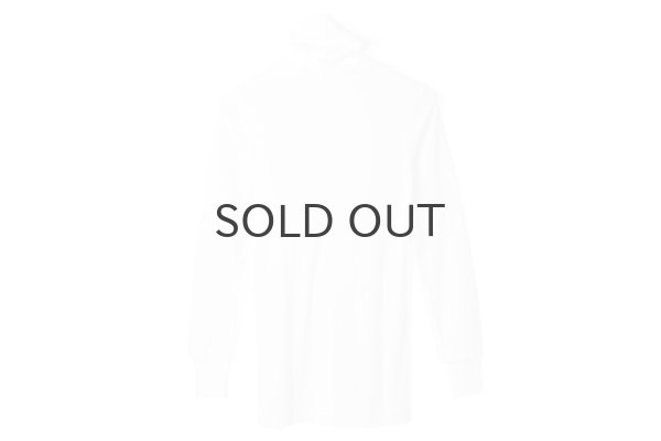 画像2: 60/-フライス タートルネックプルオーバー（6520:WH） (2)