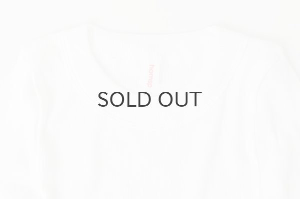 画像2: 40/一丸胴テレコ クルーネック長袖プルオーバー (6014:WH) (2)