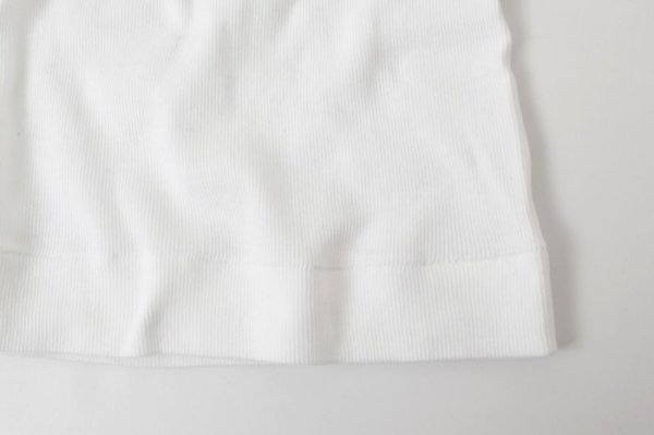 画像4: 40/一丸胴テレコ クルーネック長袖プルオーバー (6014:WH) (4)