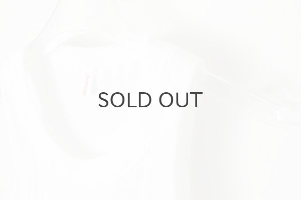 画像4: 40/-丸胴テレコ ノースリーブプルオーバー(6388:WH) (4)