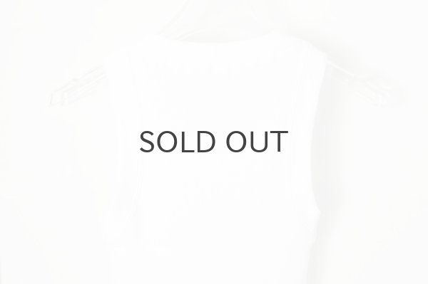 画像8: 40/-丸胴テレコ ノースリーブプルオーバー(6388:WH) (8)