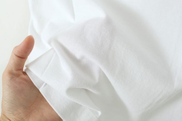 画像8: 30/-天竺 フレンチスリーブTシャツ（6906:WH） (8)