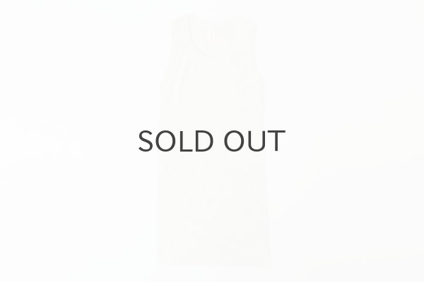 画像2: 40/-丸胴テレコ ノースリーブプルオーバー(6388:OTM) (2)