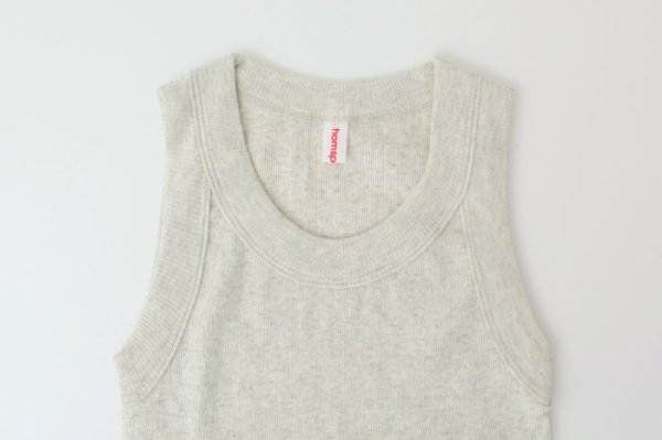 画像4: 40/-丸胴テレコ ノースリーブプルオーバー（6388:OTM） (4)