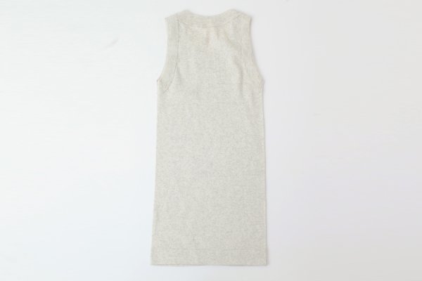 画像3: 40/-丸胴テレコ ノースリーブプルオーバー（6388:OTM） (3)