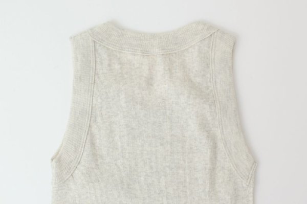 画像7: 40/-丸胴テレコ ノースリーブプルオーバー（6388:OTM） (7)