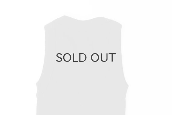 画像8: 40/一丸胴テレコ ノースリーブプルオーバー（6388:BK） (8)