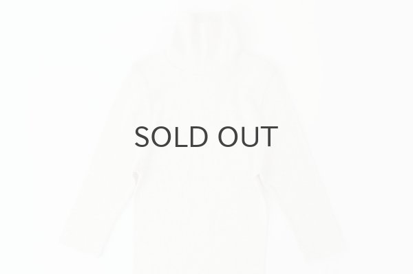 画像3: 40/- 丸胴テレコ 五分袖タートルプルオーバー(6208:OTM) (3)