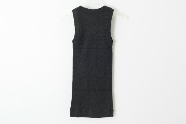 画像2: 40/-丸胴テレコ ノースリーブプルオーバー（6388:TCH） (2)