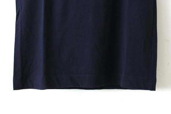 画像5: 30/-天竺 フレンチスリーブTシャツ (6906:NV) (5)
