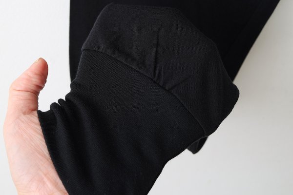 画像6: 60/1天竺 ロングPT (6540:BK) (6)